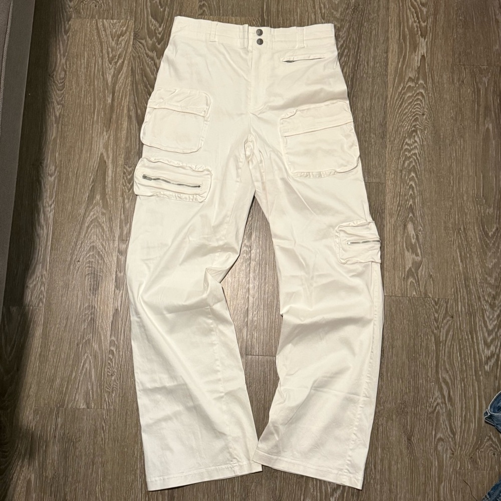 FP Movement by Free People Cream Straight Leg Pants